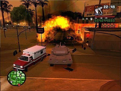 Tanque de guerra para o GTA San Andreas - Jogos Palpite Digital